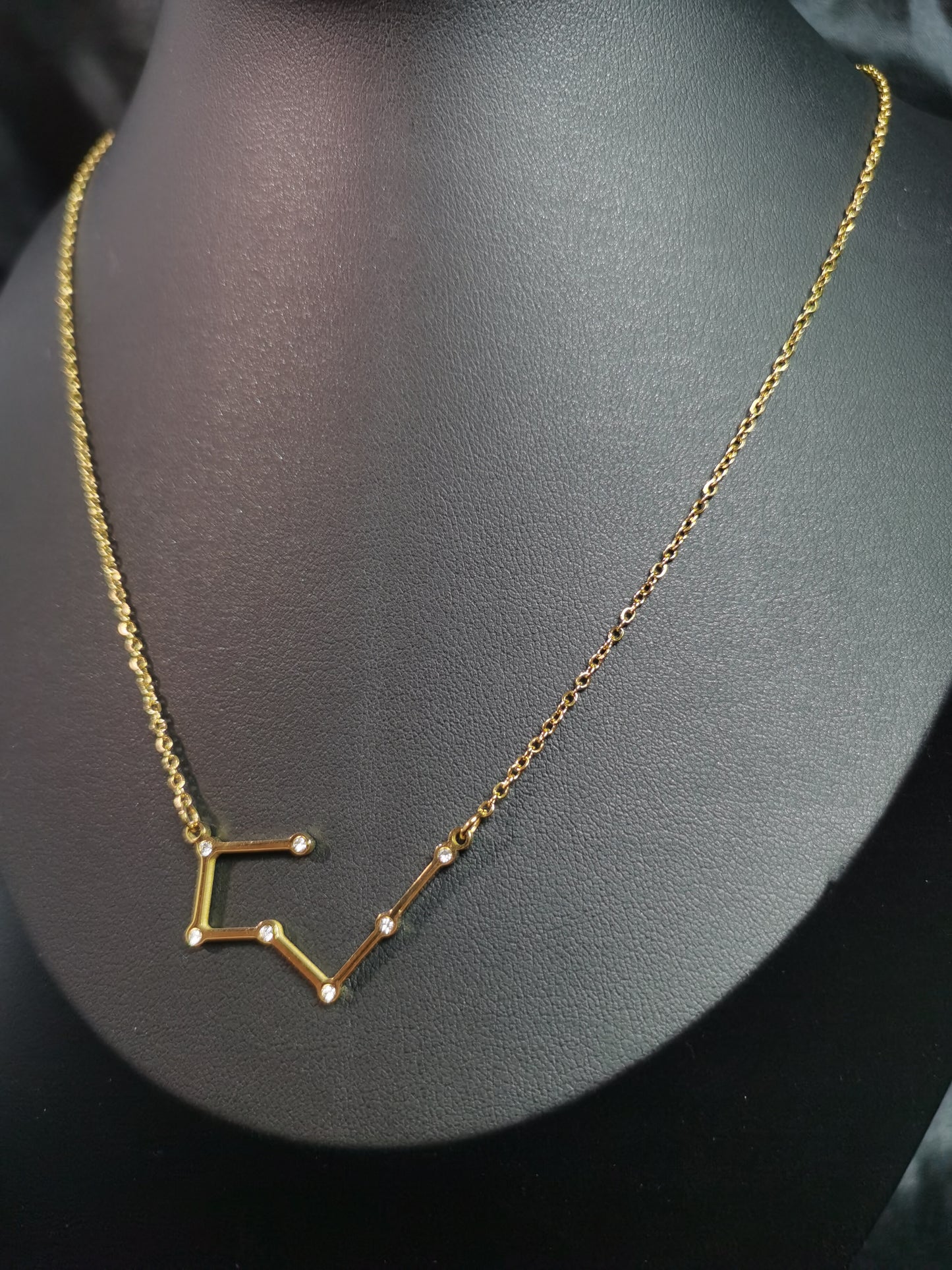 Zodiac Sign Necklace 18k gold-plated Titanium Steel O chain Trendy Jewelry 2025 GMJN13