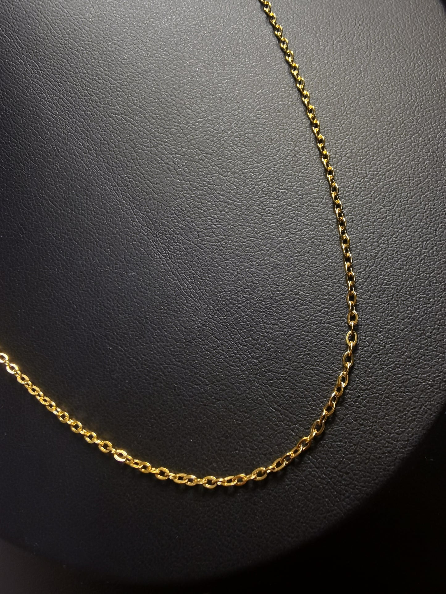O Chain Necklace 18k gold-plated Titanium Steel Trendy Jewelry 2025 GMJBC5