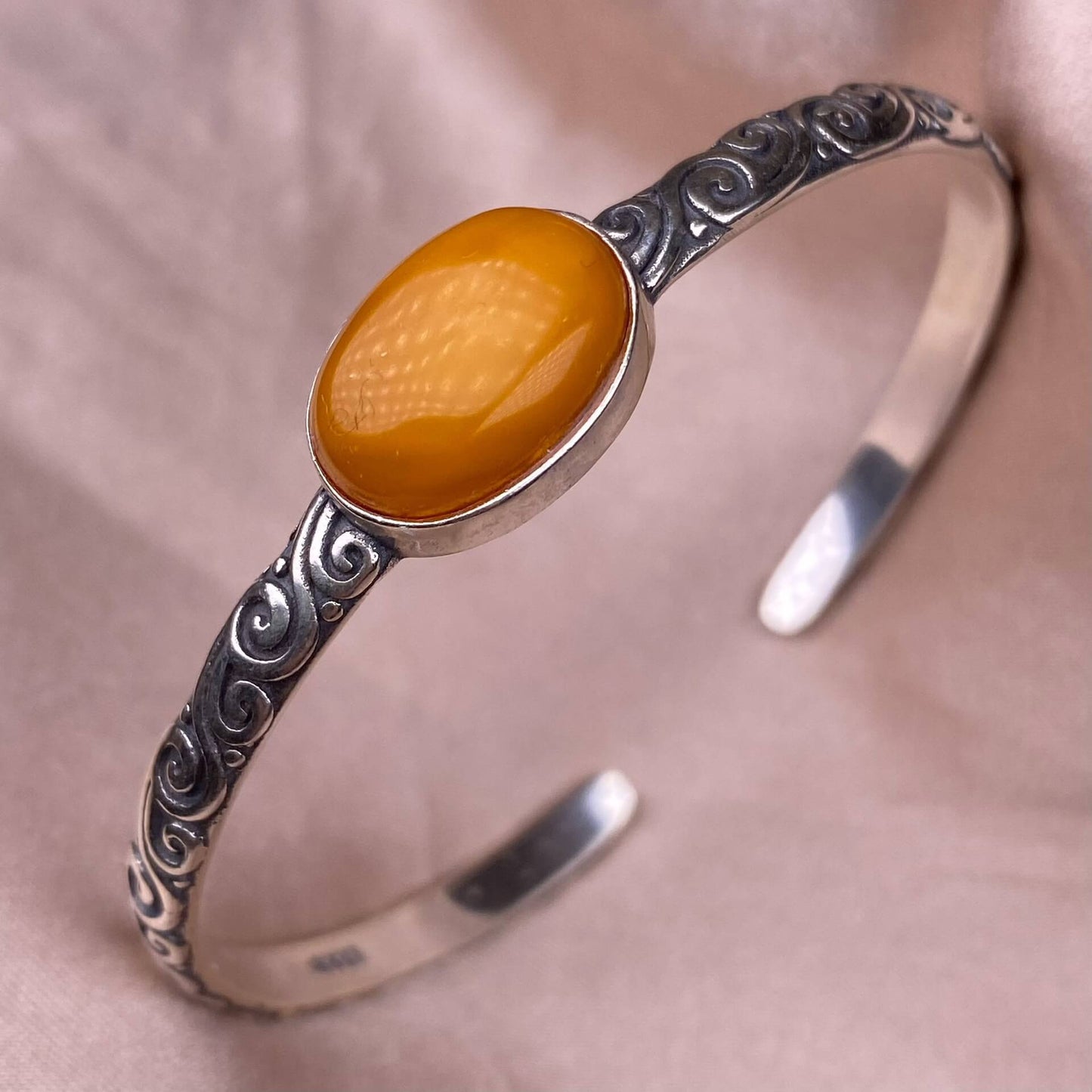 Old wax, green dragon crystal, south red, rose crystal, blue crystal, Peter stone bangle bracelet S925, silver inlaid, retro open bracelet