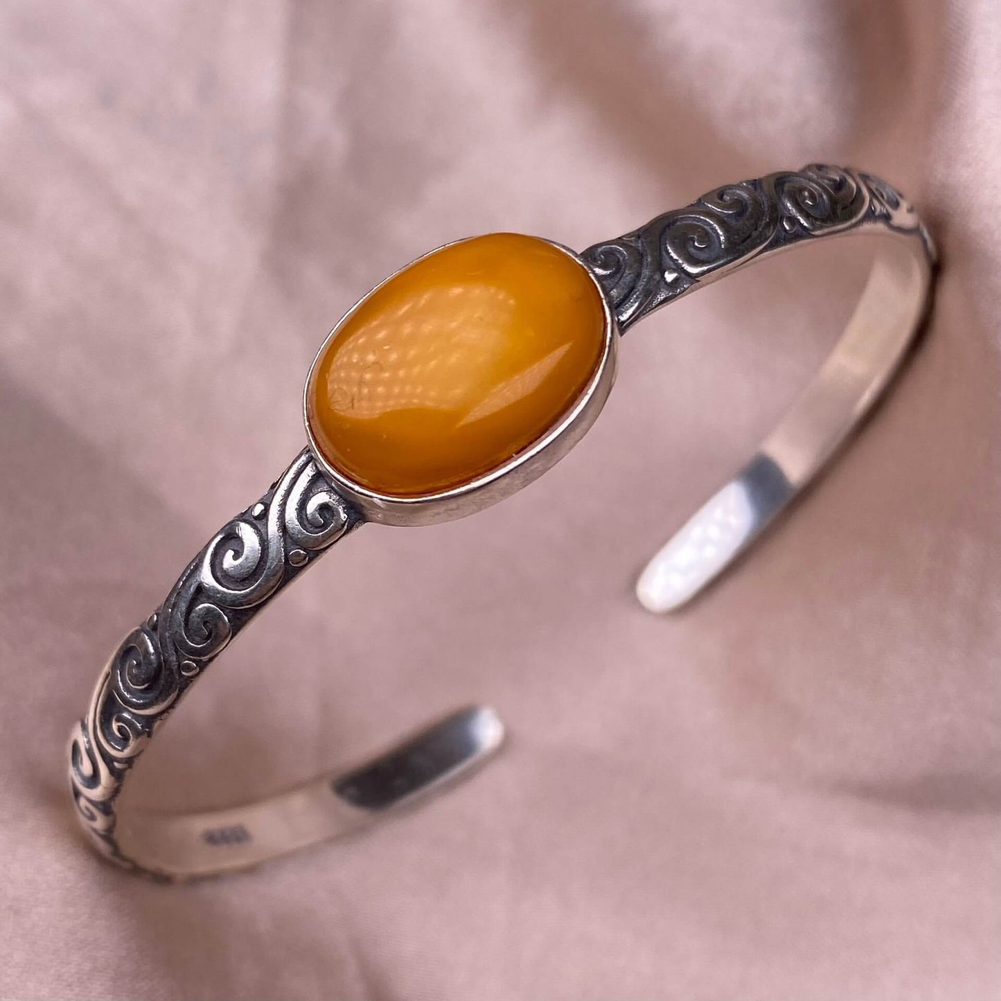 Old wax, green dragon crystal, south red, rose crystal, blue crystal, Peter stone bangle bracelet S925, silver inlaid, retro open bracelet