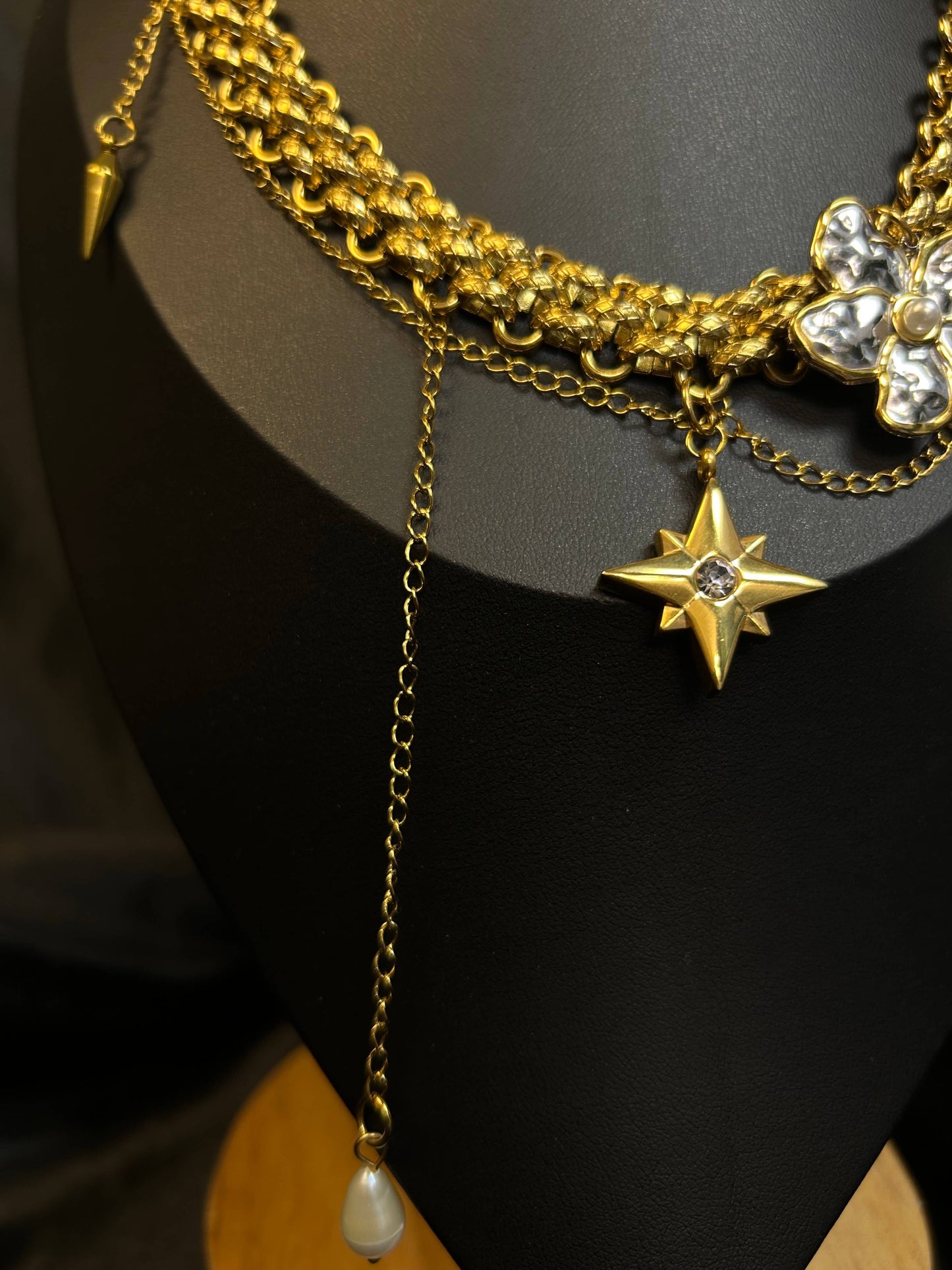 Original Necklace 18k gold-plated Titanium Steel Chucky chain Trendy Jewelry 2025 GMJN3