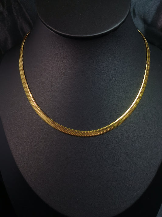 Snake Chain Necklace 18k gold-plated Titanium Steel Trendy Jewelry 2025 GMJBC2