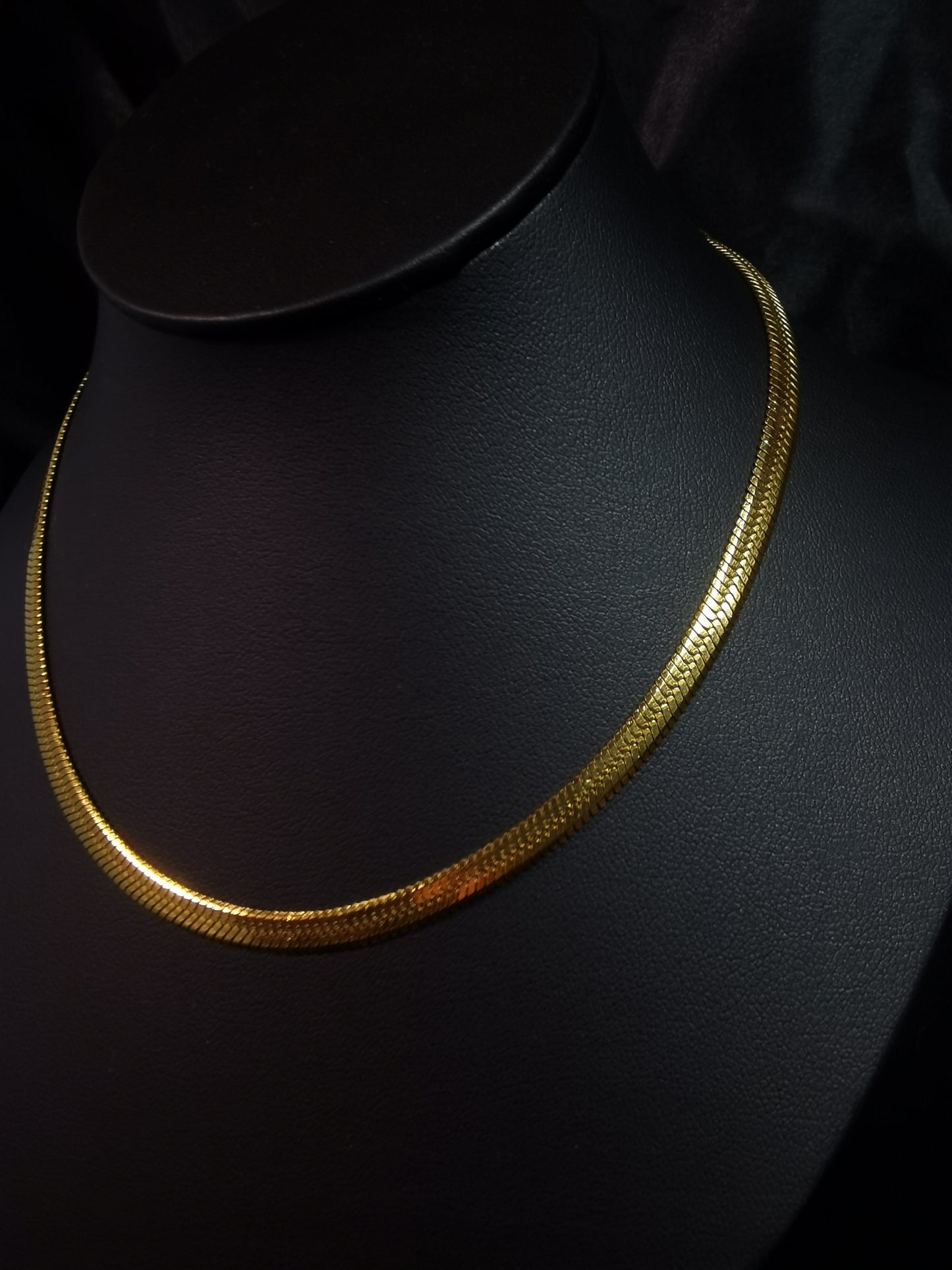 Snake Chain Necklace 18k gold-plated Titanium Steel Trendy Jewelry 2025 GMJBC2