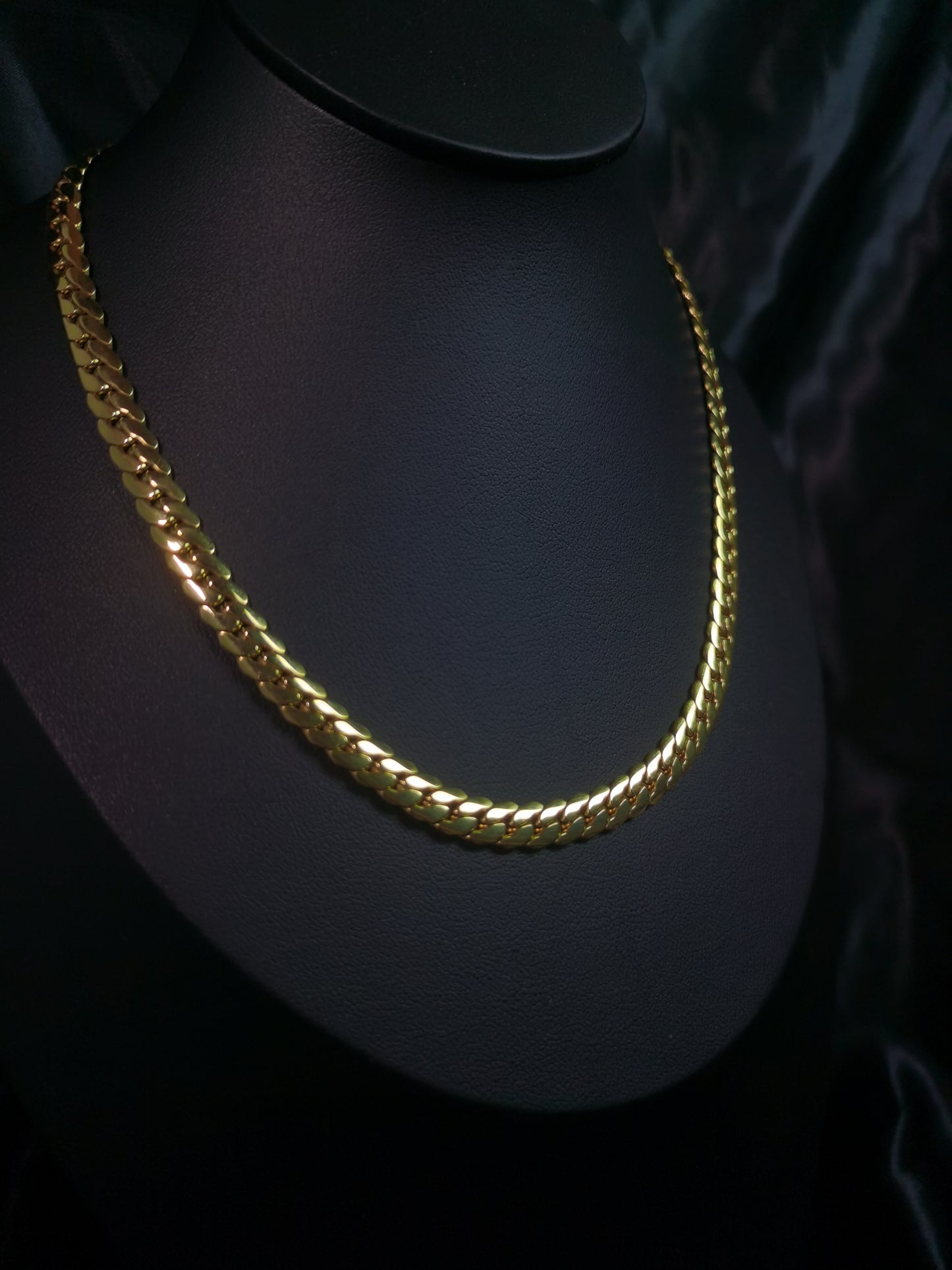 Cuban Chain Necklace 18k gold-plated Titanium Steel Trendy Jewelry 2025 GMJBC3