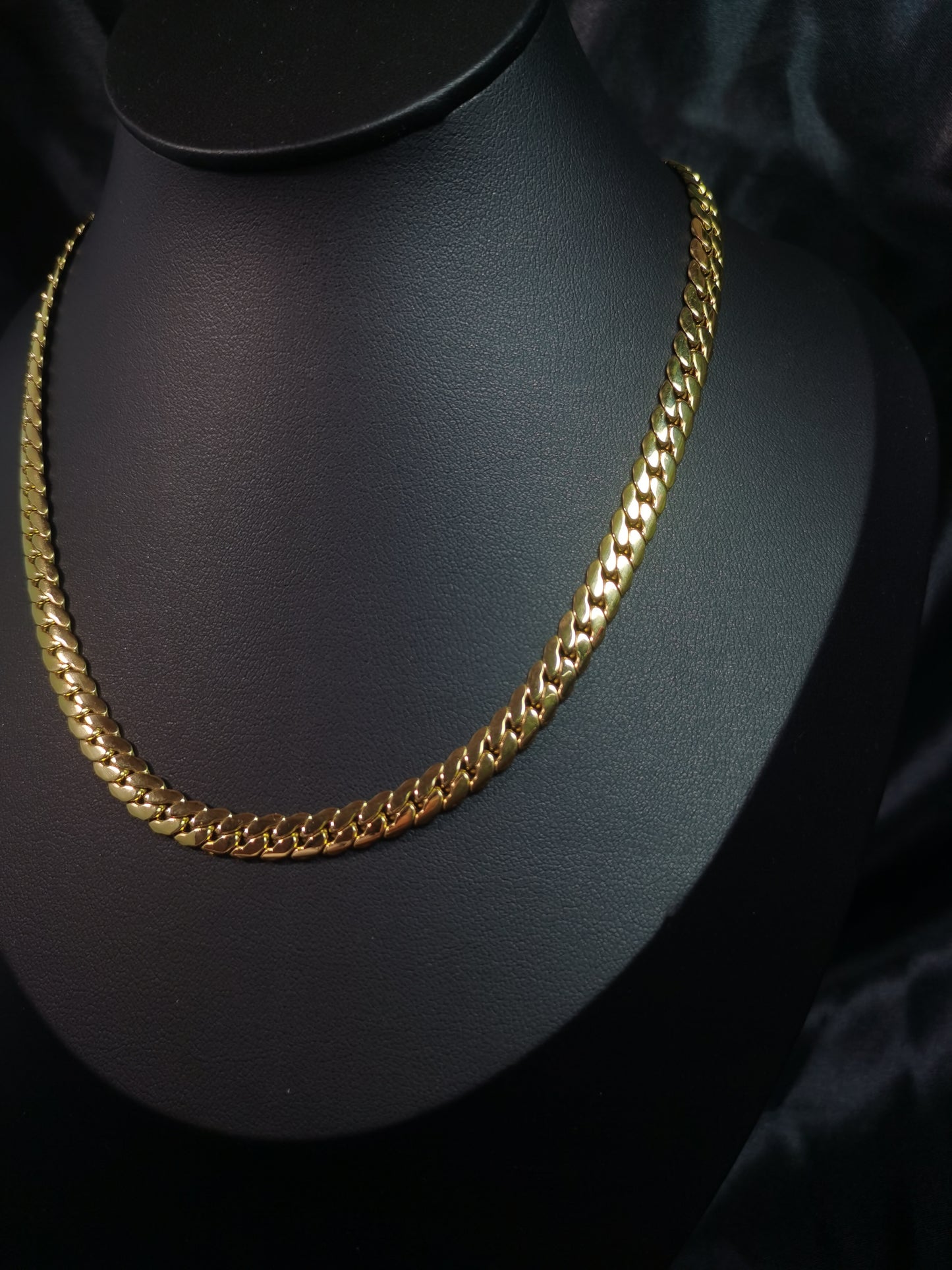 Cuban Chain Necklace 18k gold-plated Titanium Steel Trendy Jewelry 2025 GMJBC3