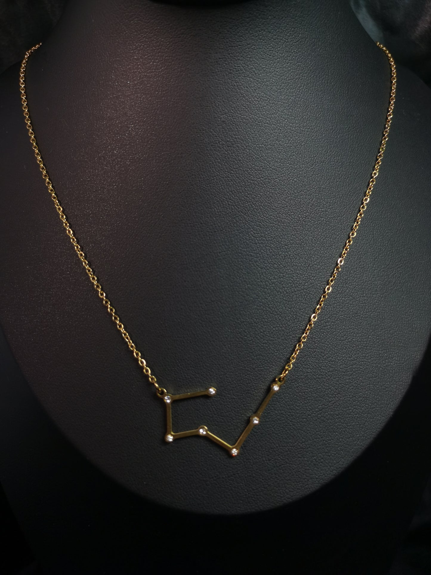 Zodiac Sign Necklace 18k gold-plated Titanium Steel O chain Trendy Jewelry 2025 GMJN13