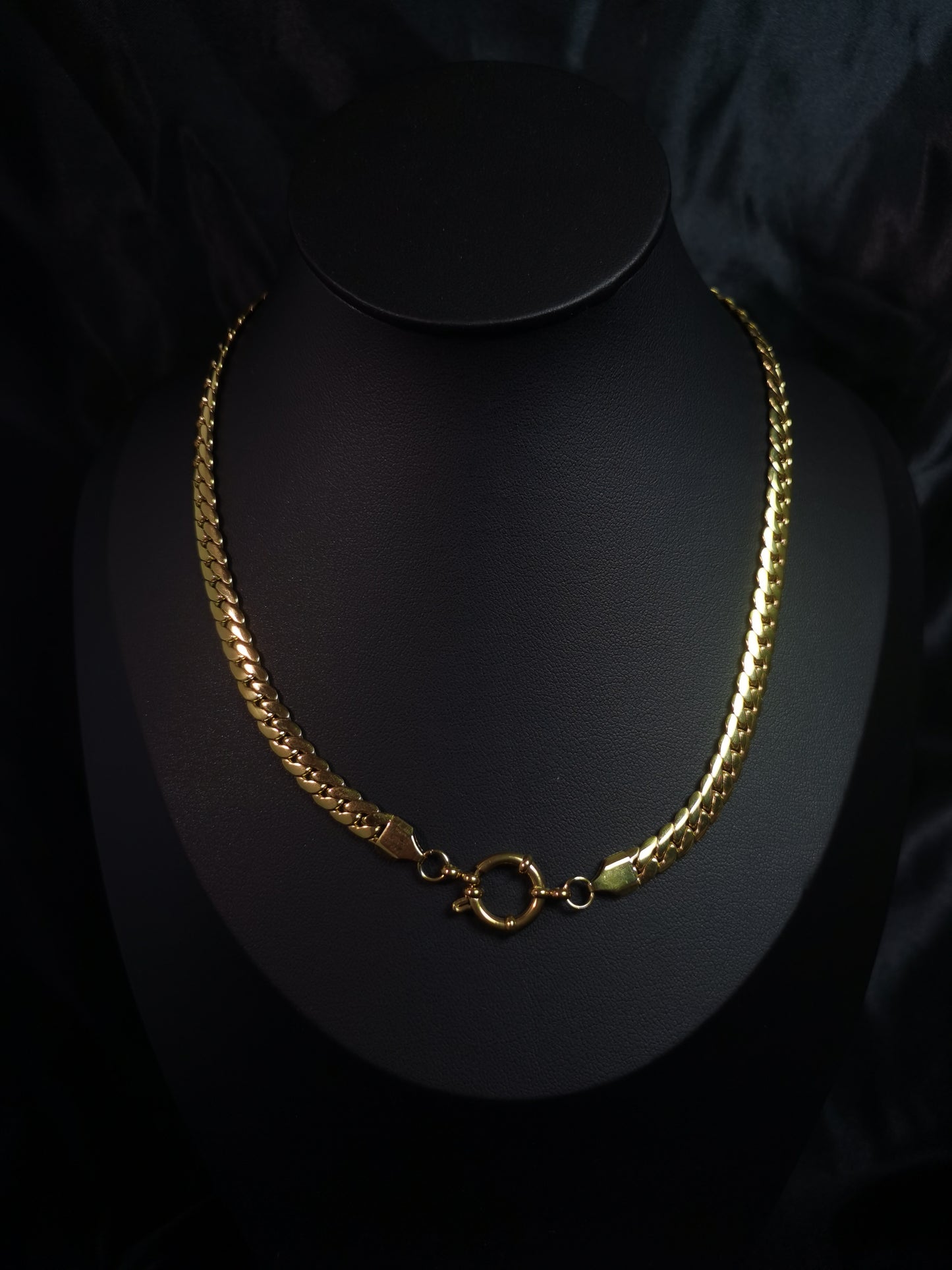 Cuban Chain Necklace 18k gold-plated Titanium Steel Trendy Jewelry 2025 GMJBC3