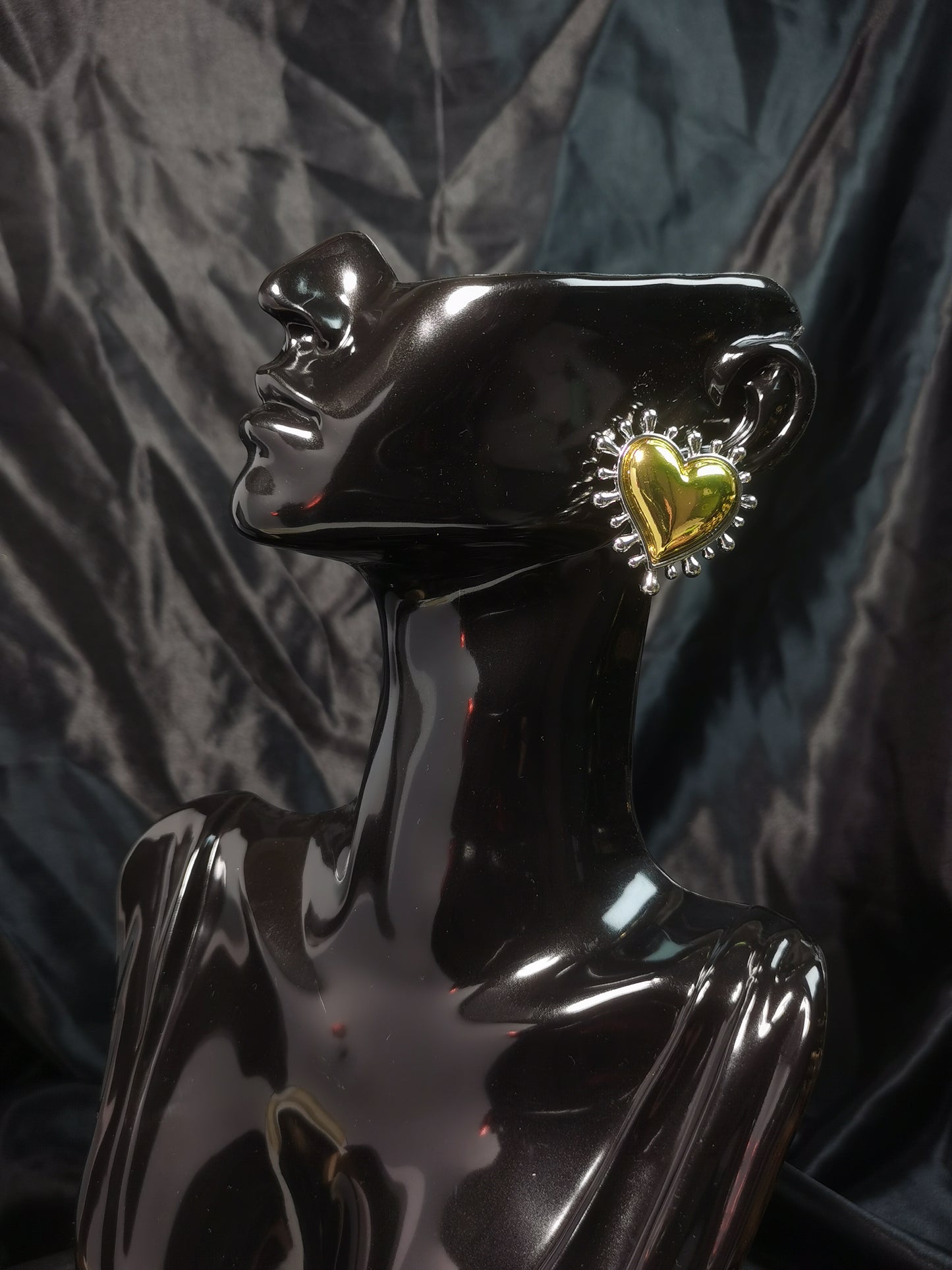 Heart Earrings 18k gold-plated Titanium Steel GMJE5