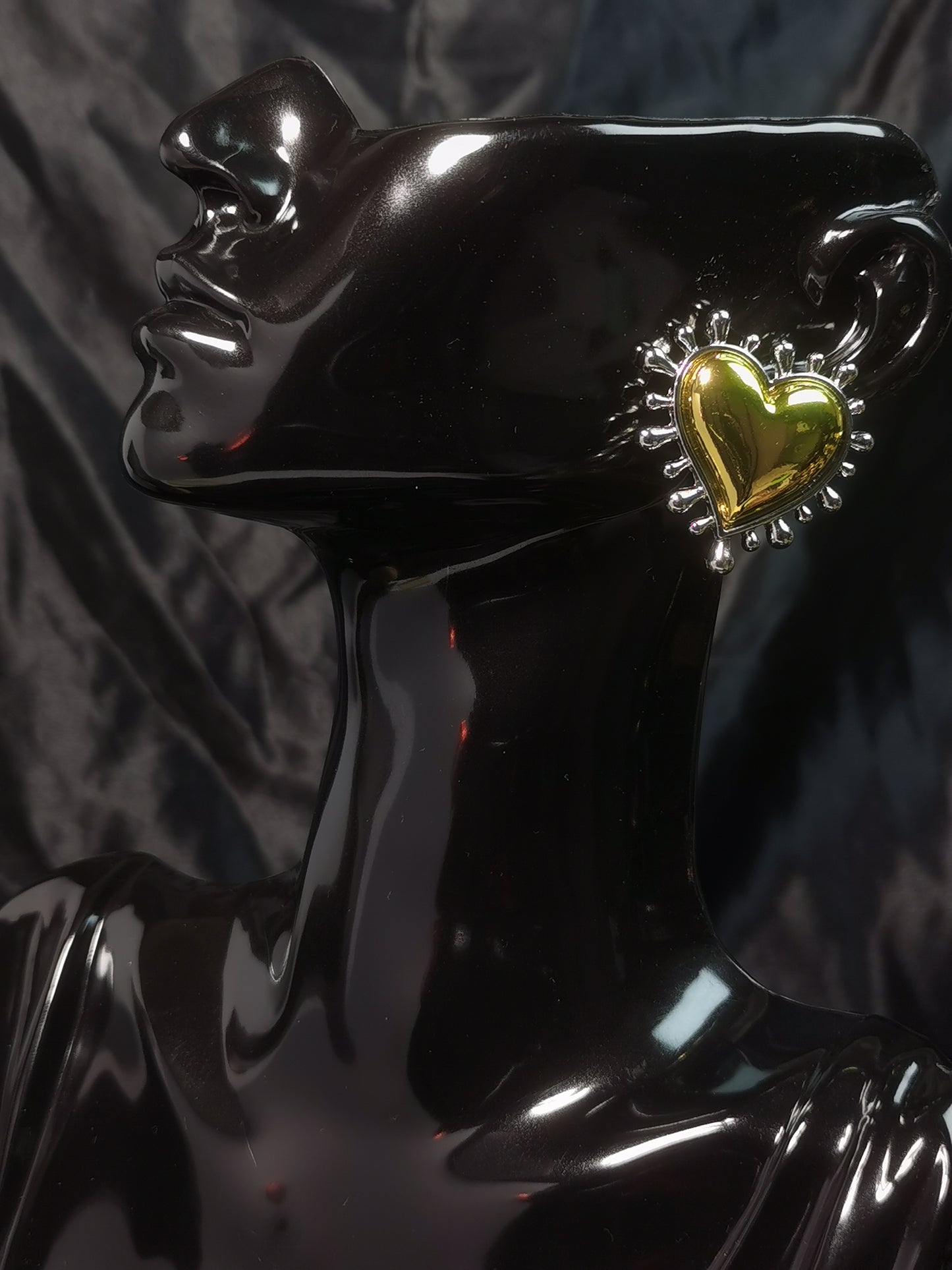 Heart Earrings 18k gold-plated Titanium Steel GMJE5