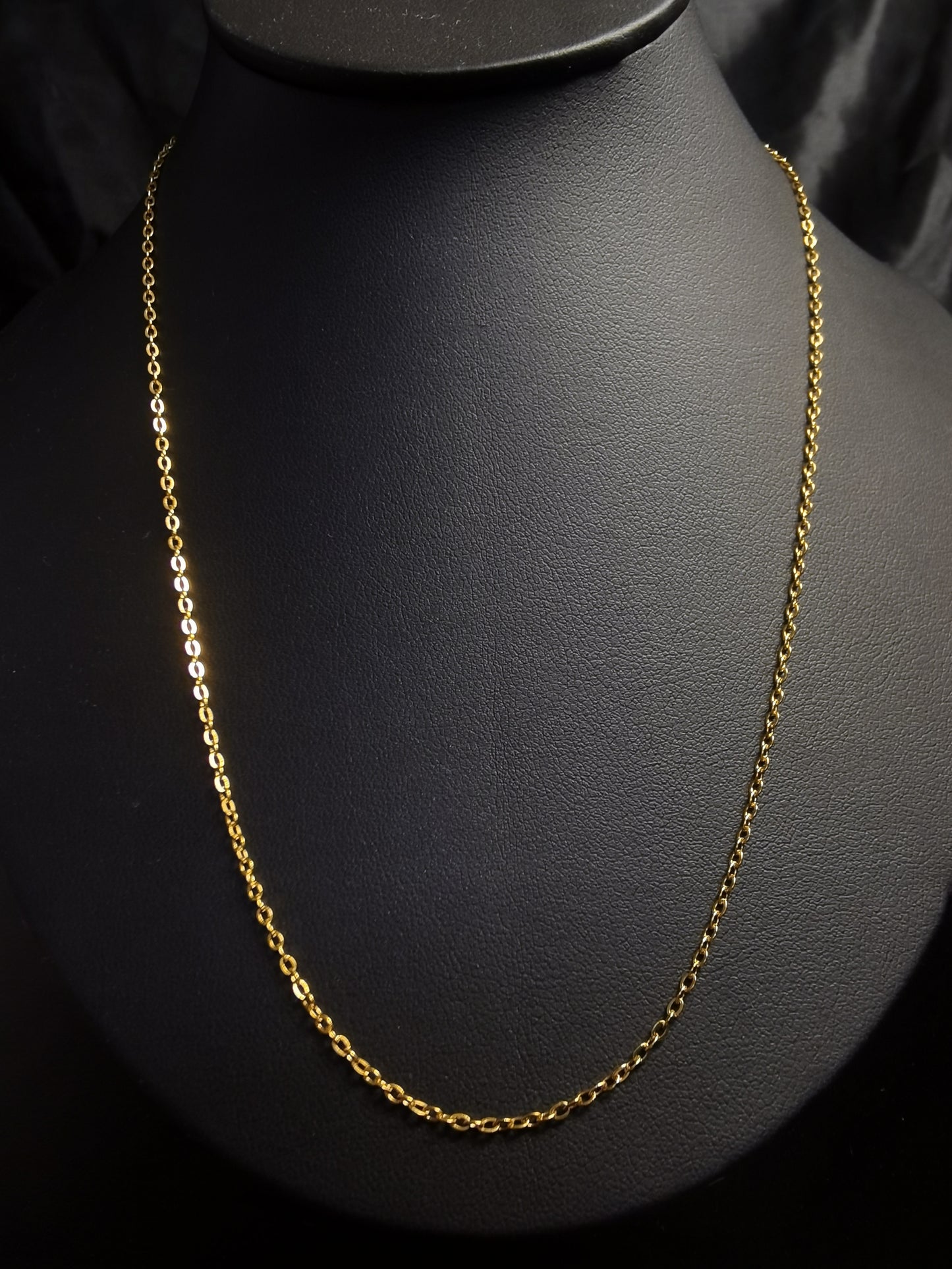 O Chain Necklace 18k gold-plated Titanium Steel Trendy Jewelry 2025 GMJBC5