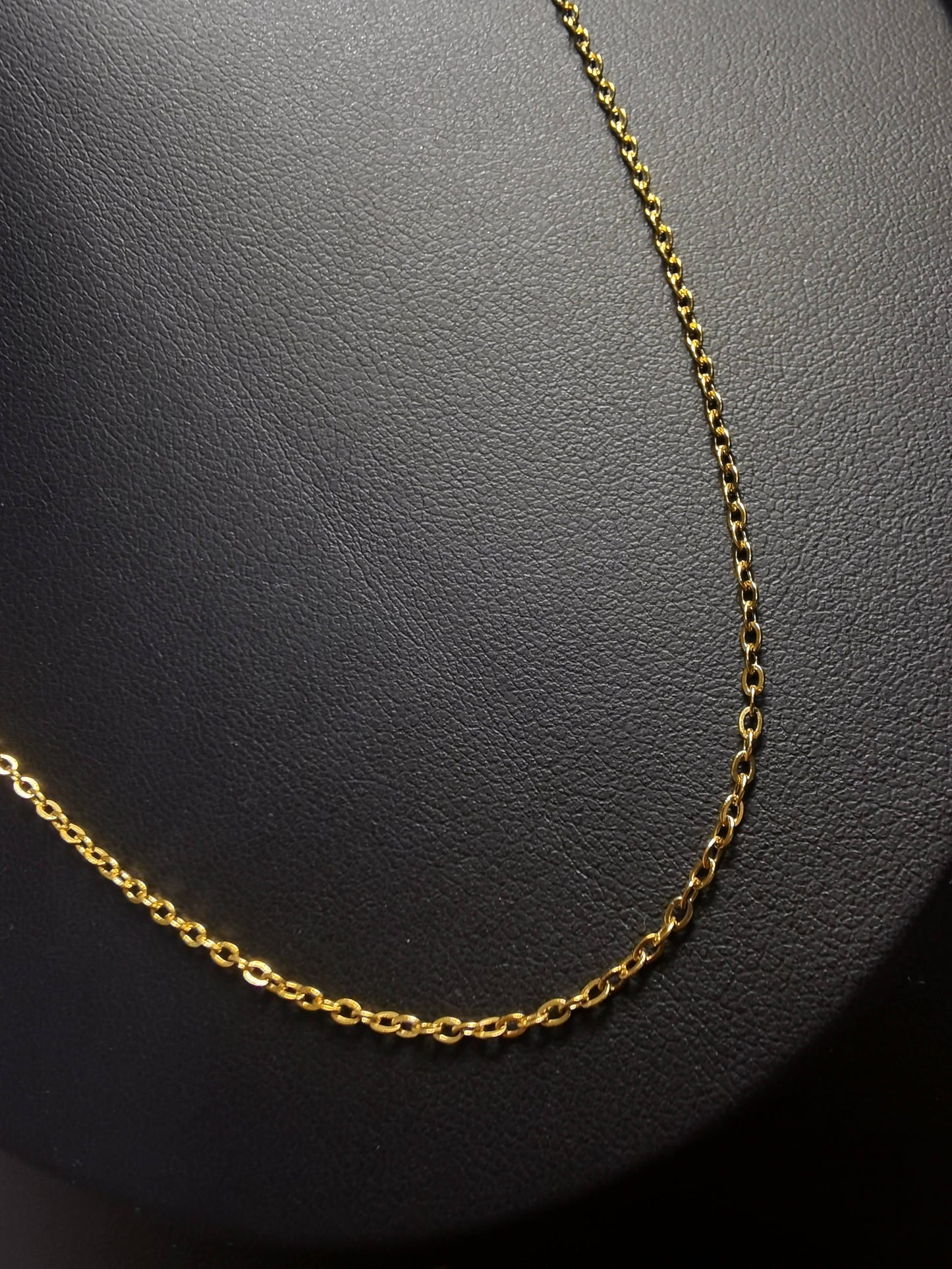 O Chain Necklace 18k gold-plated Titanium Steel Trendy Jewelry 2025 GMJBC5