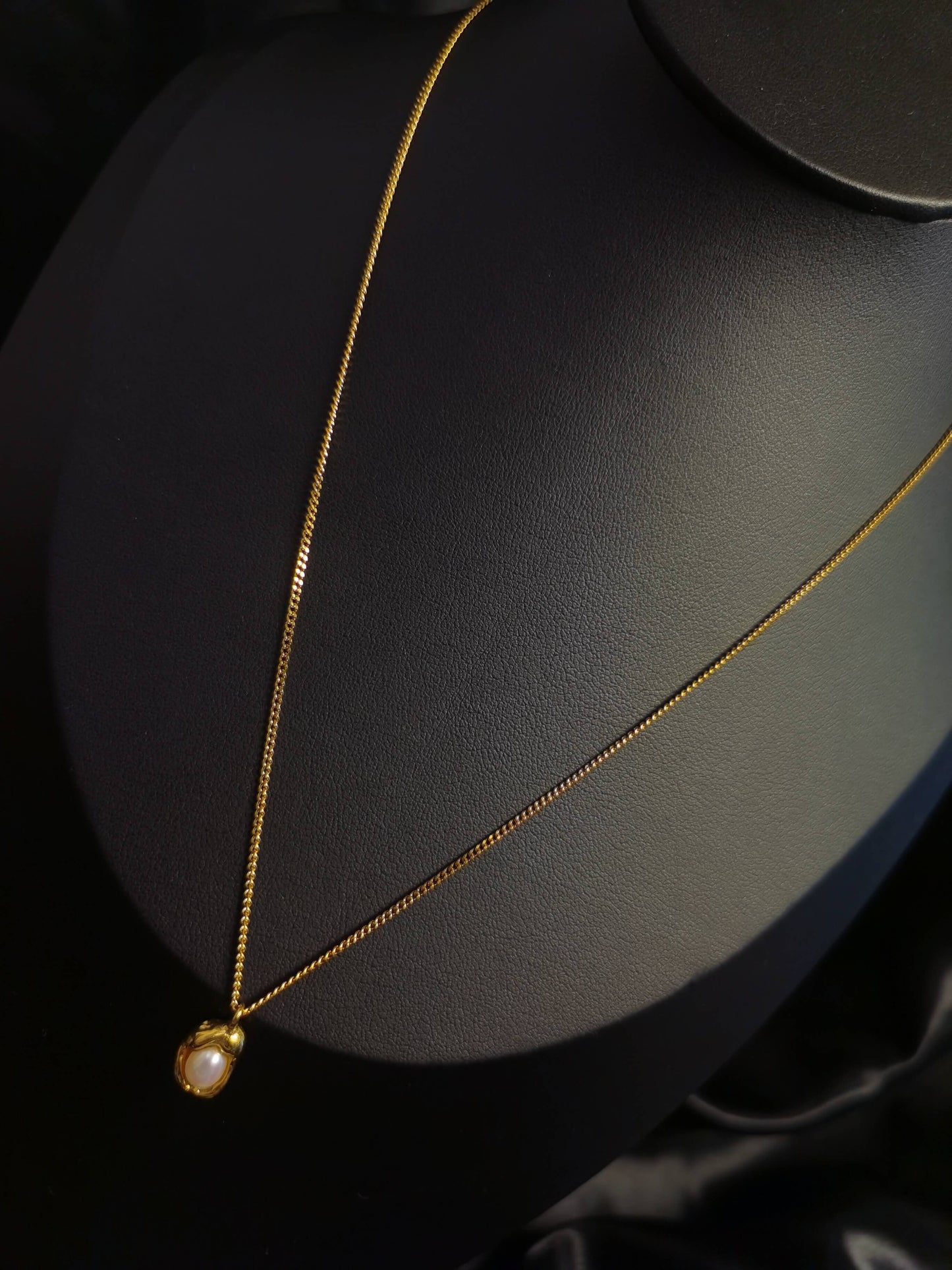 Pearl Necklace 18k gold-plated Titanium Steel  chain Trendy Jewelry 2025 GMJN28