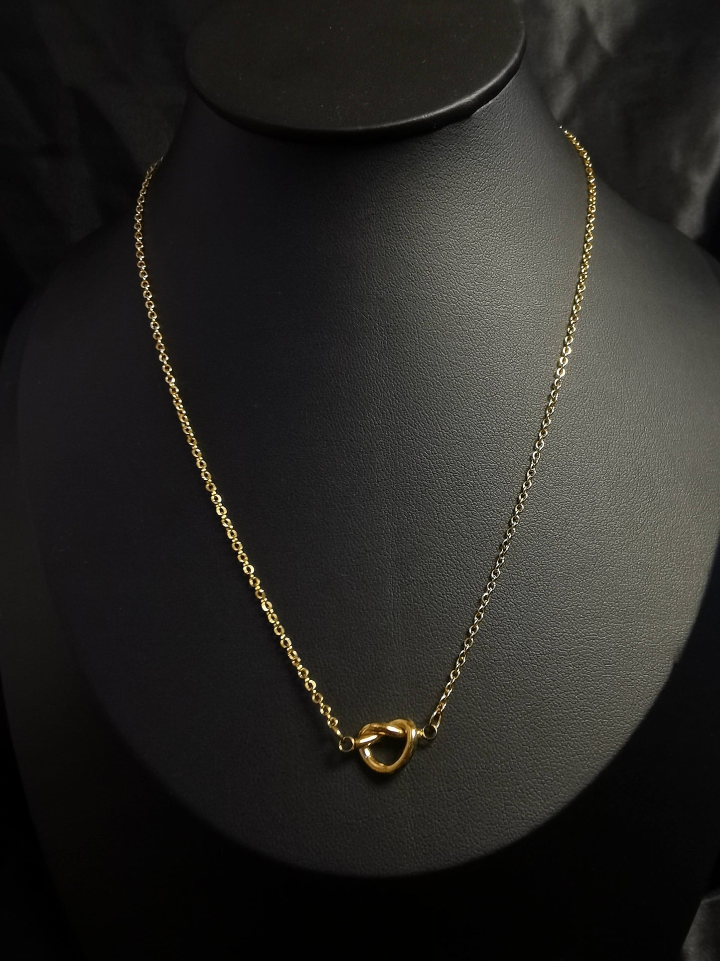 Knot Necklace 18k gold-plated Titanium Steel   chain Trendy Jewelry 2025 GMJN29