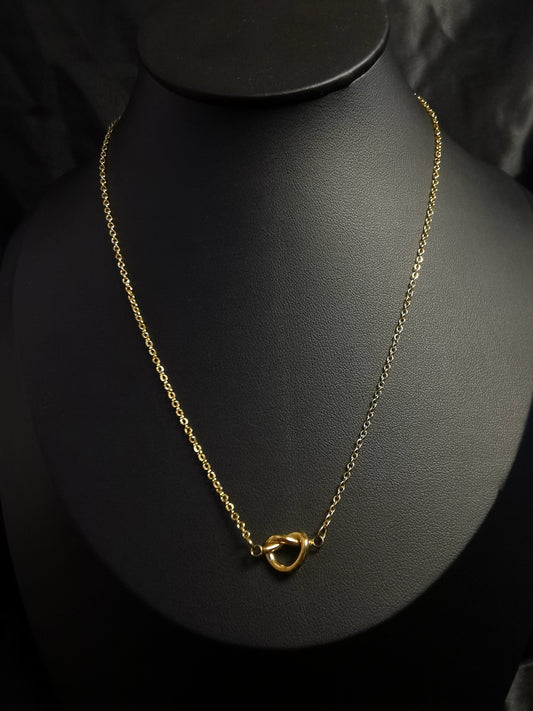 Knot Necklace 18k gold-plated Titanium Steel   chain Trendy Jewelry 2025 GMJN29