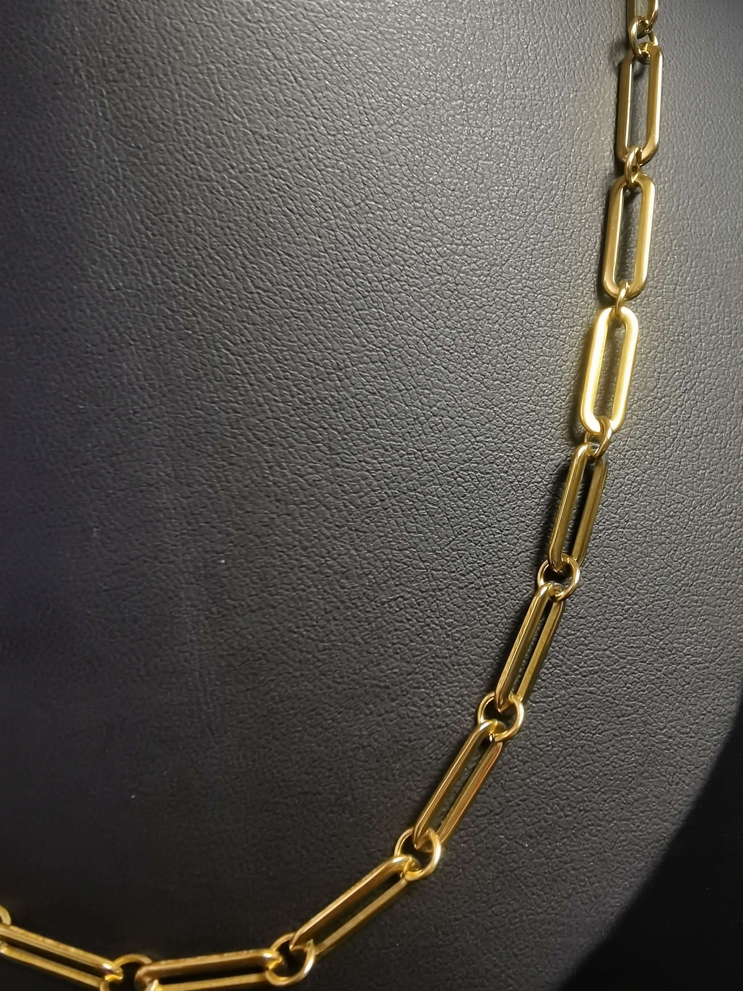 Cowboy Life Necklace 18k gold-plated Titanium Steel Clip chain Trendy Jewelry 2025 GMJN34