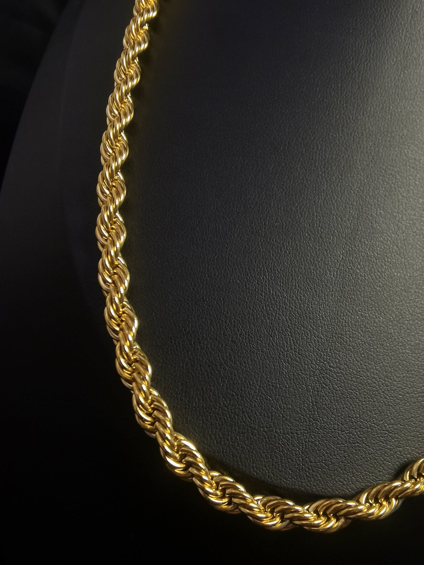 Chunky Necklace 18k gold-plated Titanium Steel Rope chain Trendy Jewelry 2025 GMJN32