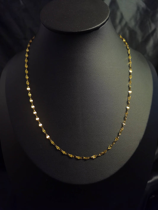 Lip Chain Necklace 18k gold-plated Titanium Steel Trendy Jewelry 2025 GMJBC15