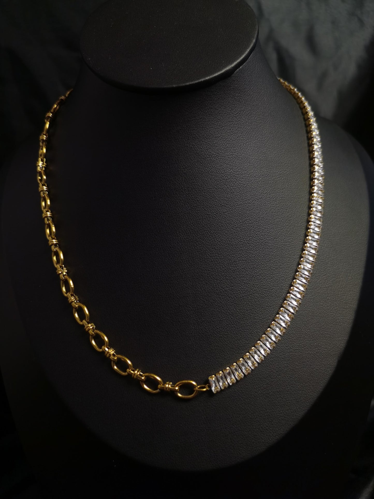 Zodiac Sign Heart Necklace 18k gold-plated Titanium Steel Zircon Joint chain Trendy Jewelry 2025 GMJN35