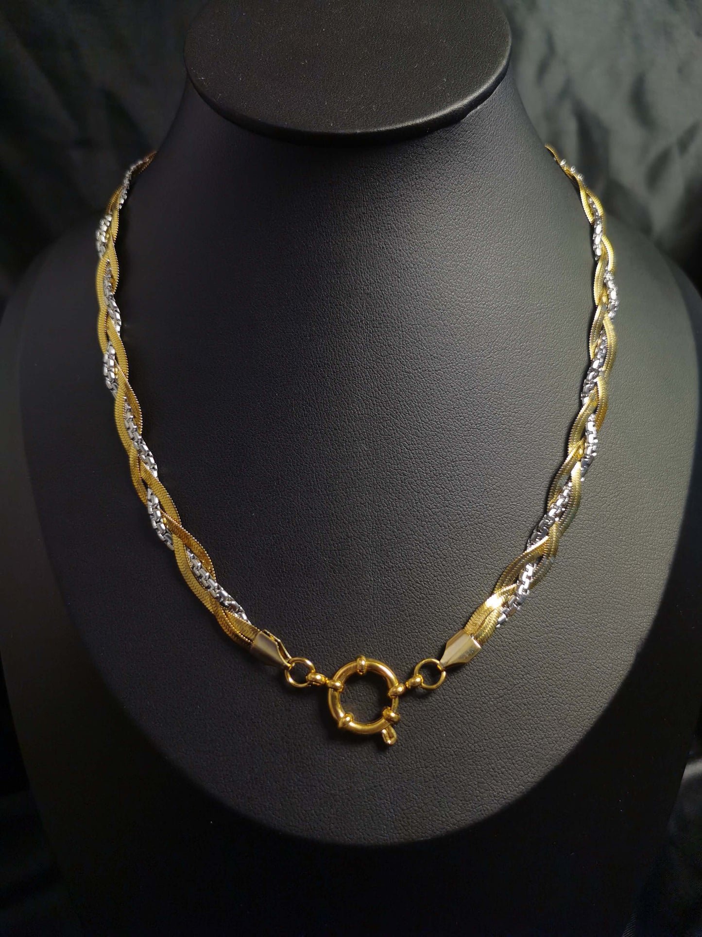 Name Initial Necklace 18k gold-plated Titanium Steel multiple chain Trendy Jewelry 2025 GMJN37