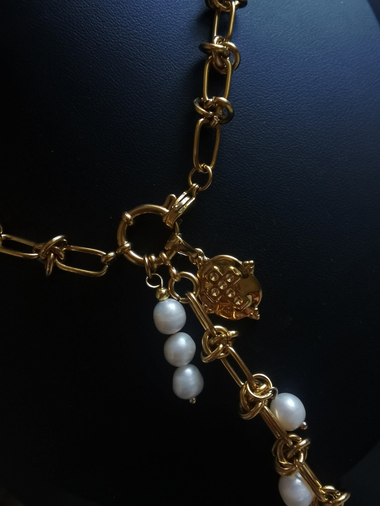 Beach Jewelry Necklace 18k gold-plated Titanium Steel Rope chain Trendy Jewelry 2025 GMJN41