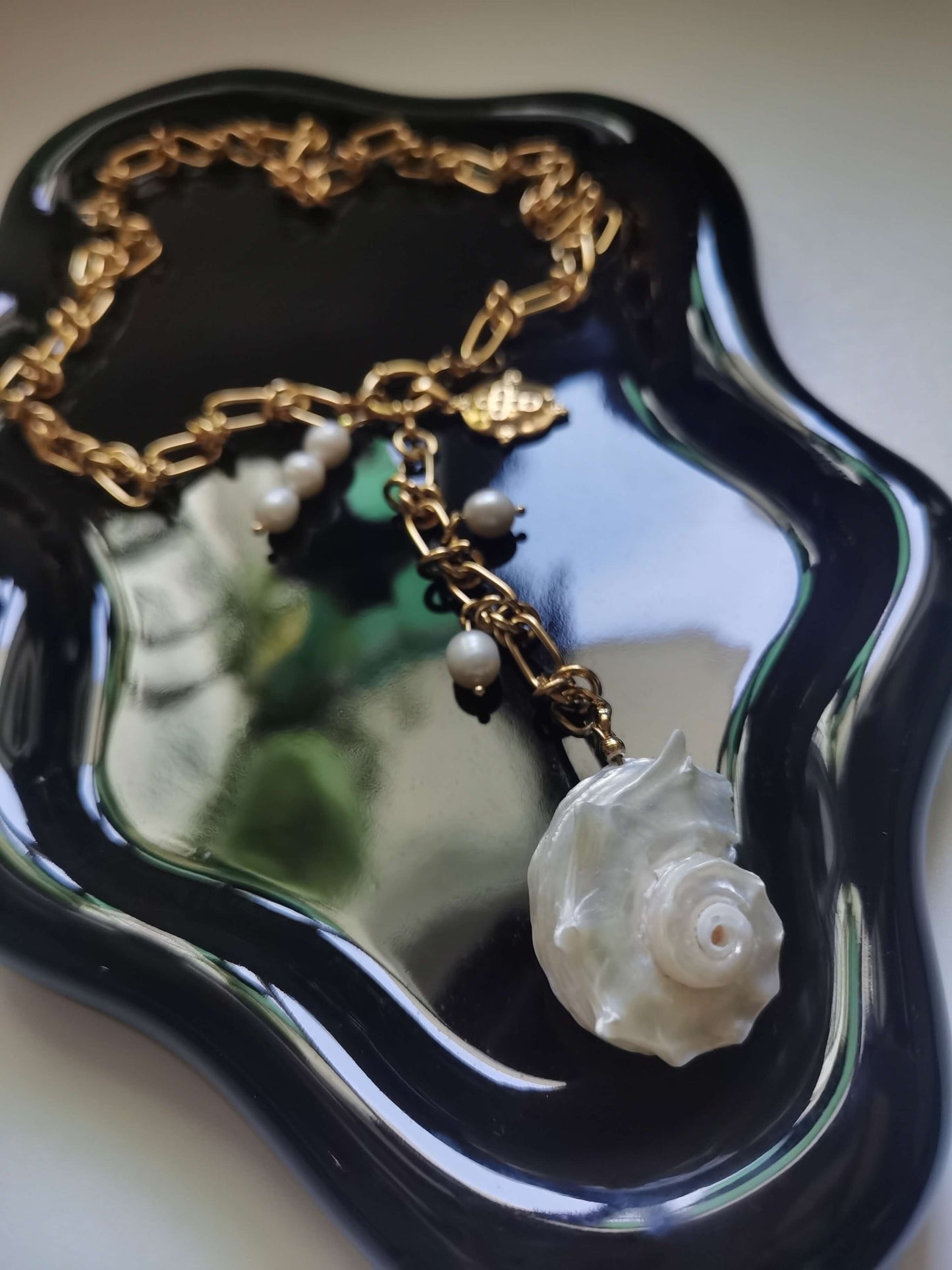 Beach Jewelry Necklace 18k gold-plated Titanium Steel Rope chain Trendy Jewelry 2025 GMJN41