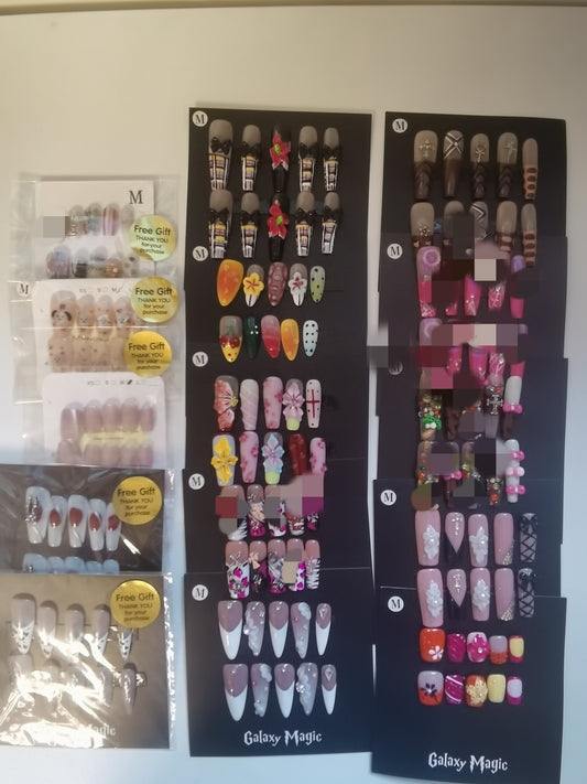 Press on nails Bundle NO.177 Size M