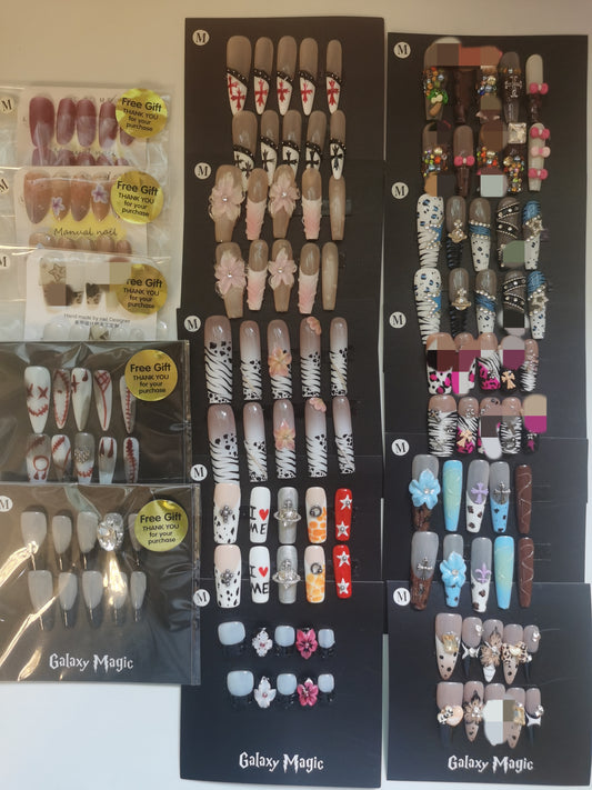 Press on nails Bundle NO.179 Size M