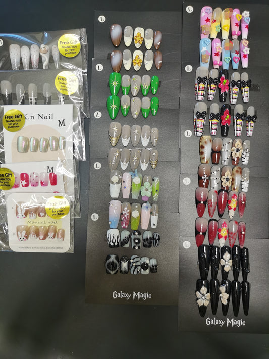 Press on nails Bundle NO.181 Size L
