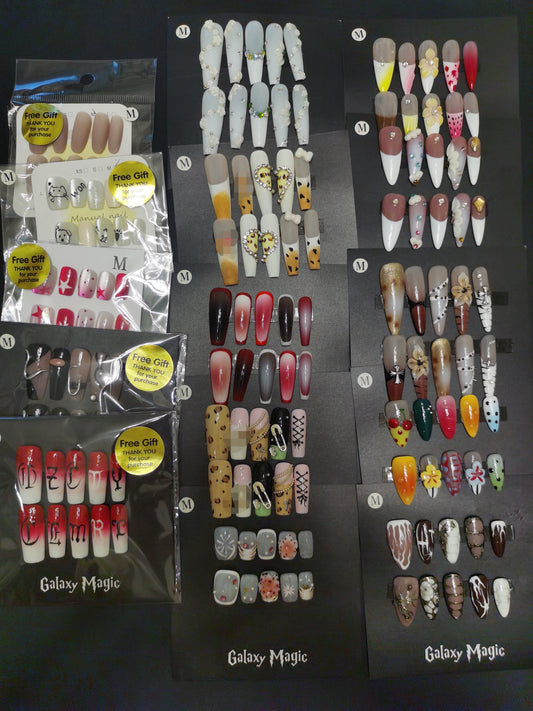Press on nails Bundle NO.183 Size M