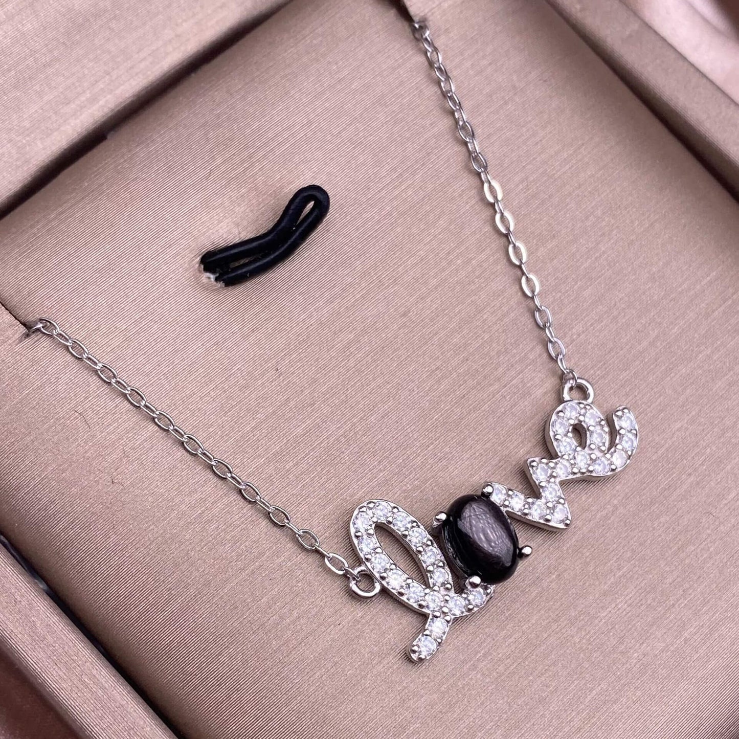 Blue topa, golden stone, turquoise S925 necklace, silver inlaid with full diamonds, exquisite light luxury evening wear chain fashionable office lady