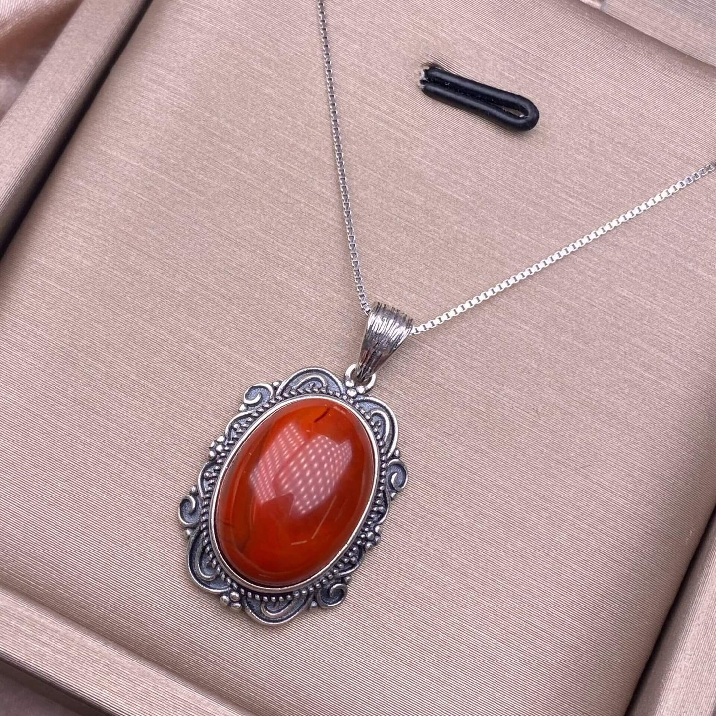 Amethyst, golden stone, purple dragon crystal, Nanhong, Hetian jade S925 silver inlaid retro silver cross pendant, aged, personalized and fashionable OL necklace, dazzling and uncluttered trendy Jewelry 2005