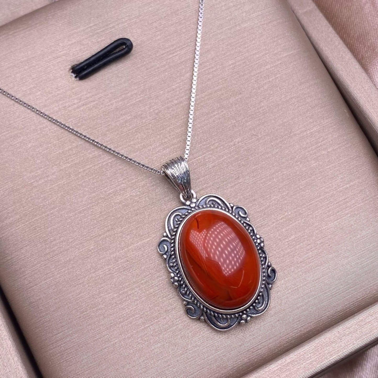 Amethyst, golden stone, purple dragon crystal, Nanhong, Hetian jade S925 silver inlaid retro silver cross pendant, aged, personalized and fashionable OL necklace, dazzling and uncluttered trendy Jewelry 2005