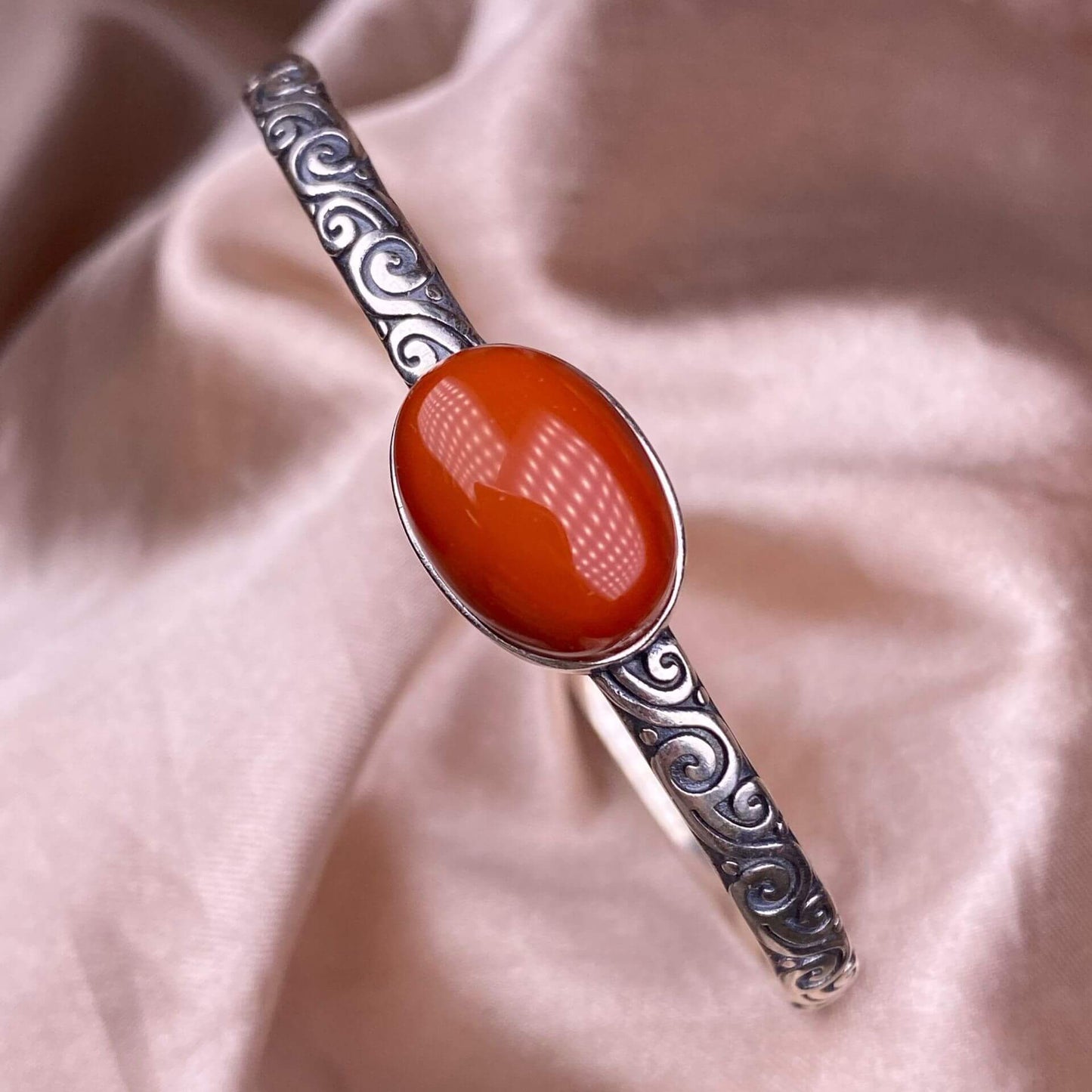 Old wax, green dragon crystal, south red, rose crystal, blue crystal, Peter stone bangle bracelet S925, silver inlaid, retro open bracelet