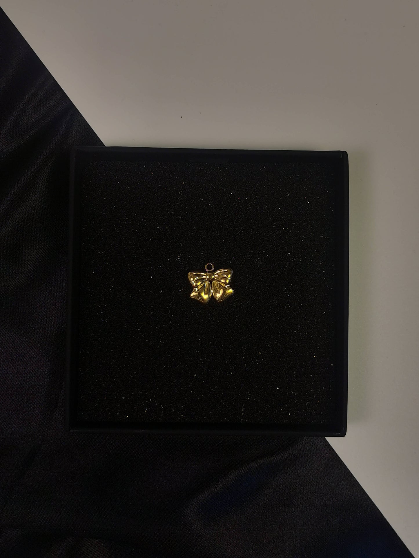 Bow Knot element Pendant 18k gold-plated Titanium Steel Trendy Jewelry 2025 GMJP3BK