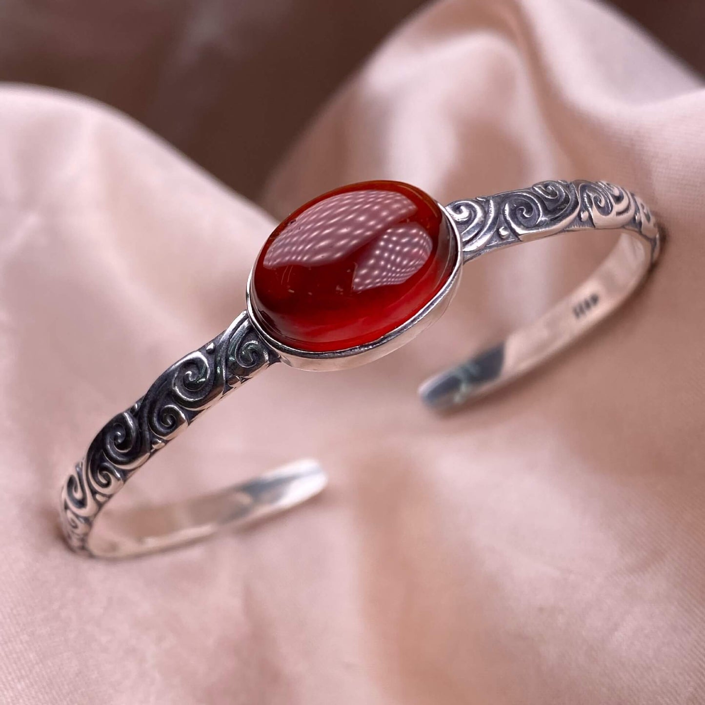 Old wax, green dragon crystal, south red, rose crystal, blue crystal, Peter stone bangle bracelet S925, silver inlaid, retro open bracelet
