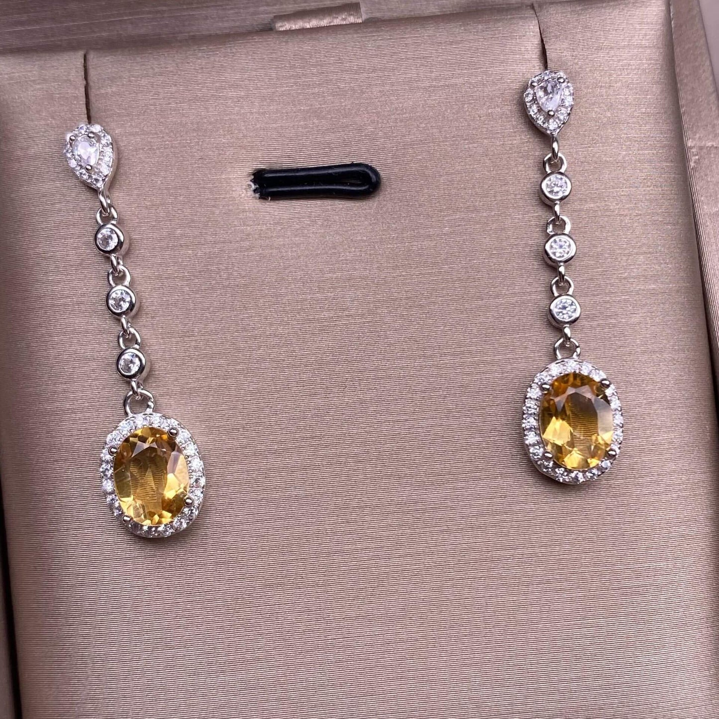 Old wax, garnet, blue topaz, citrine, amethyst, diopside, Swiss blue topaz, peridot, black opal, opal earrings S925