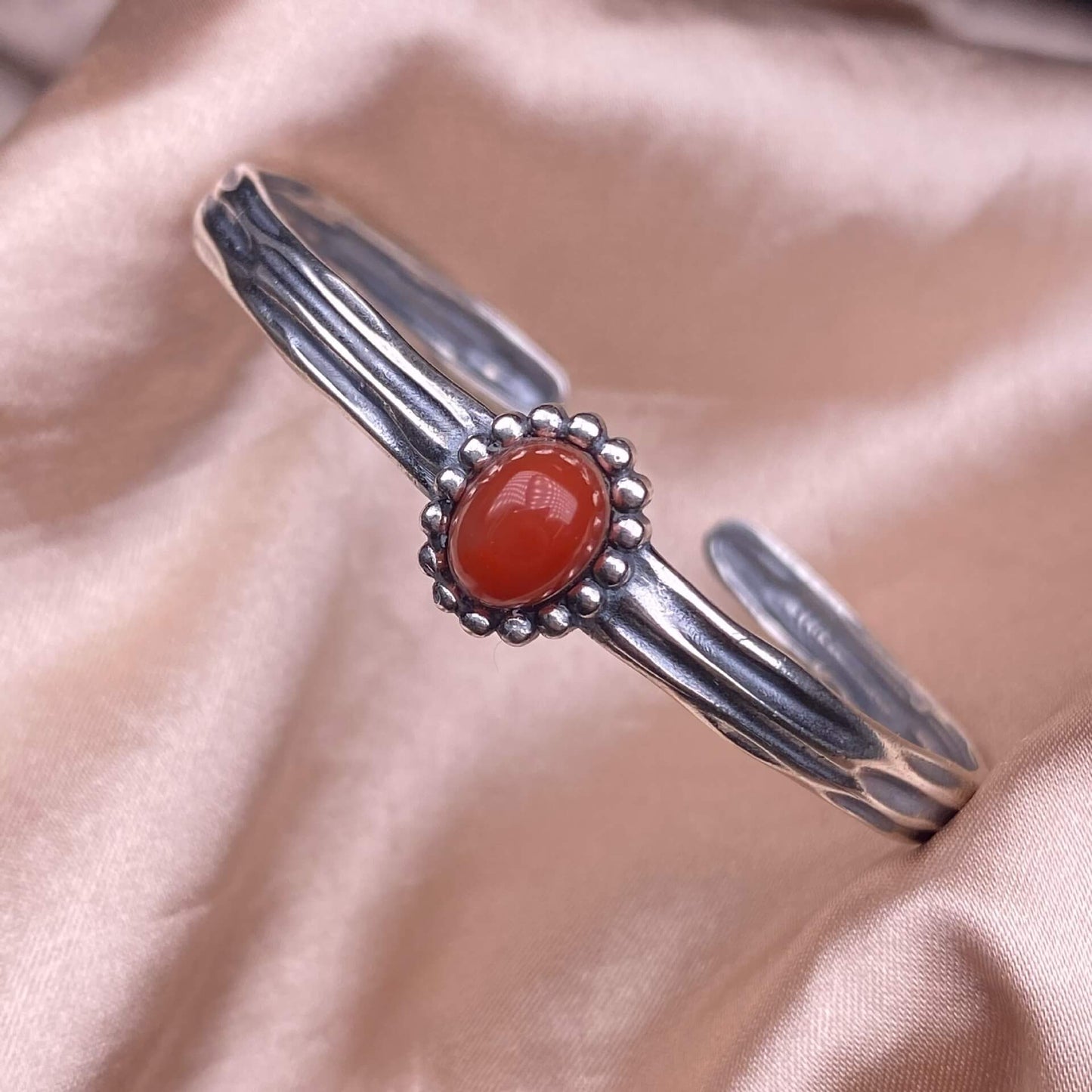 Nan Hong, Golden luck stone, turquoise, Purple Dragon Crystal bangle bracelet S925, silver inlaid, retro open bracelet