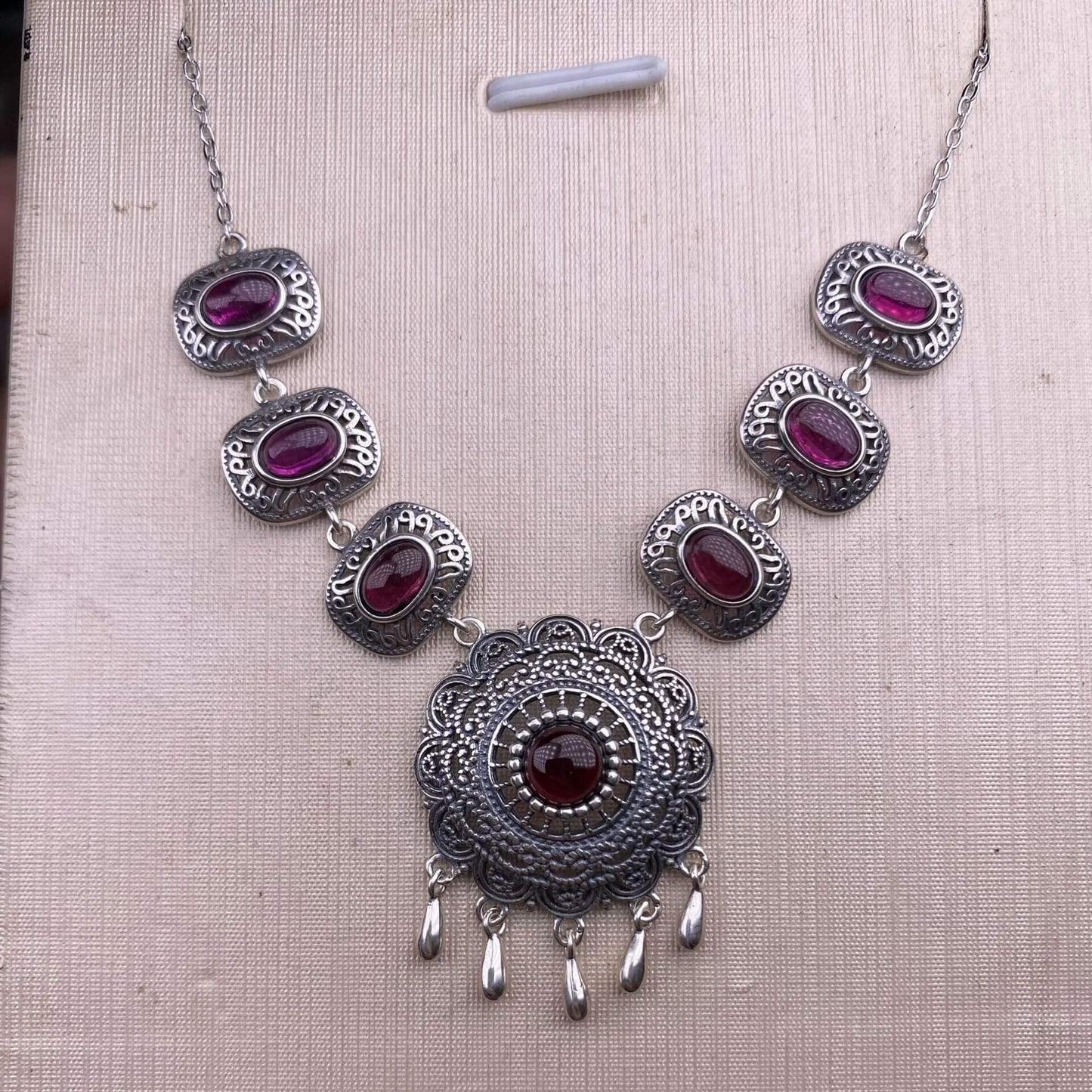 Citrine, black opal, black shell, garnet, purple dragon crystal, moonstone, purple tooth black, red jasper, jasper, golden fortune stone, copper hair crystal, gray moonlight, amethyst, s925 collarbone chain necklace