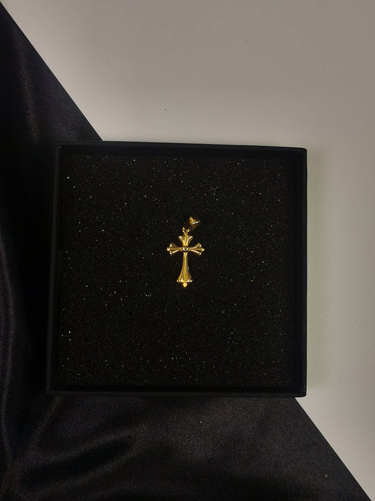 Cross element Pendant 18k gold-plated Titanium Steel Trendy Jewelry 2025 GMJP12Cr