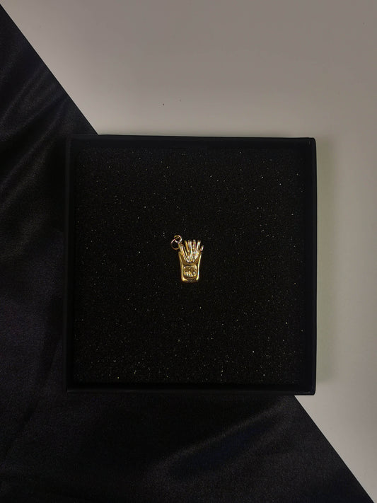 Food element Pendant 18k gold-plated Titanium Steel Trendy Jewelry 2025 GMJP5F