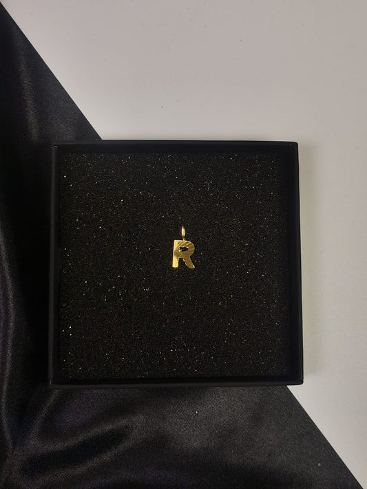 Initial element Pendant 18k gold-plated Titanium Steel Trendy Jewelry 2025 GMJP13In