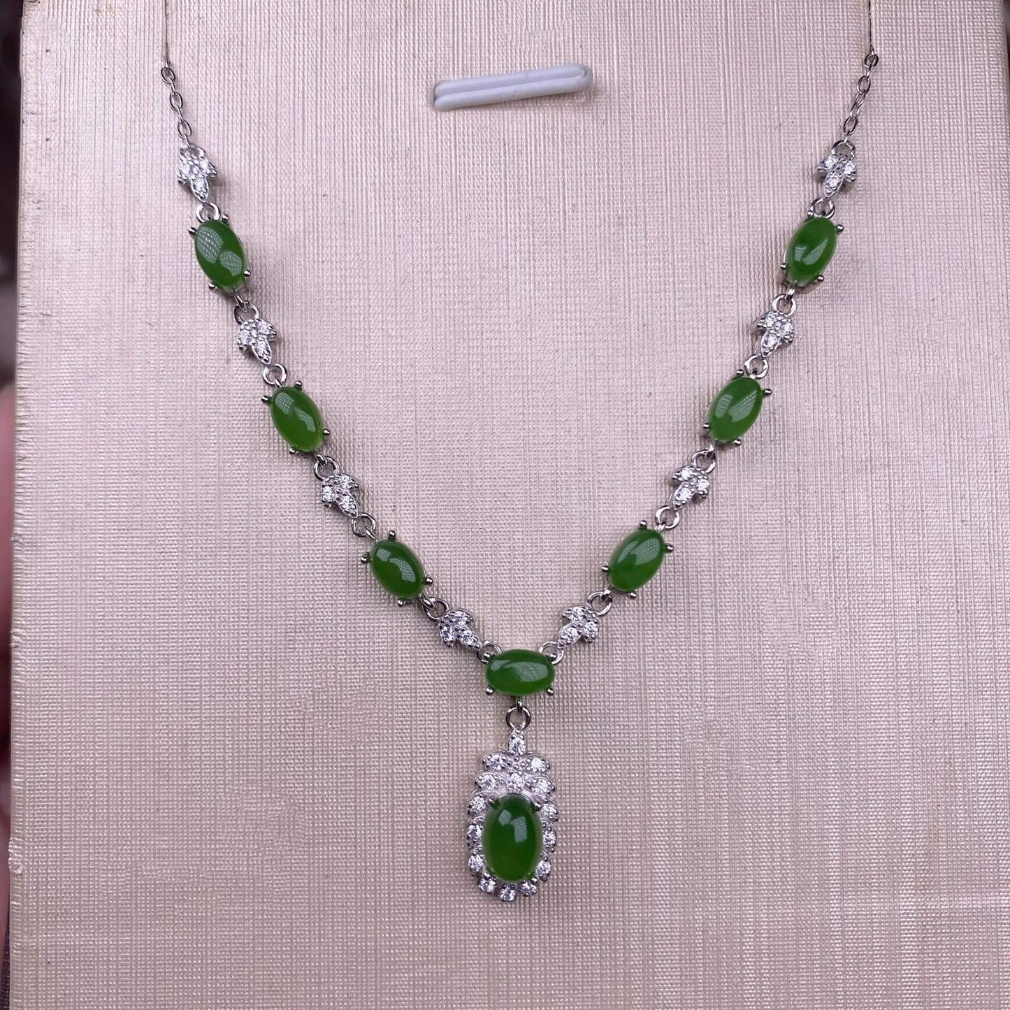 Opal/Black Opal/Turquoise/London blue topaz/Olivine/Garnet/ Hetian jade/Amethyst/Topaz S925 necklace, silver inlaid with full diamonds, exquisite light luxury evening wear chain, Opal collarbone chain, fashionable office lady