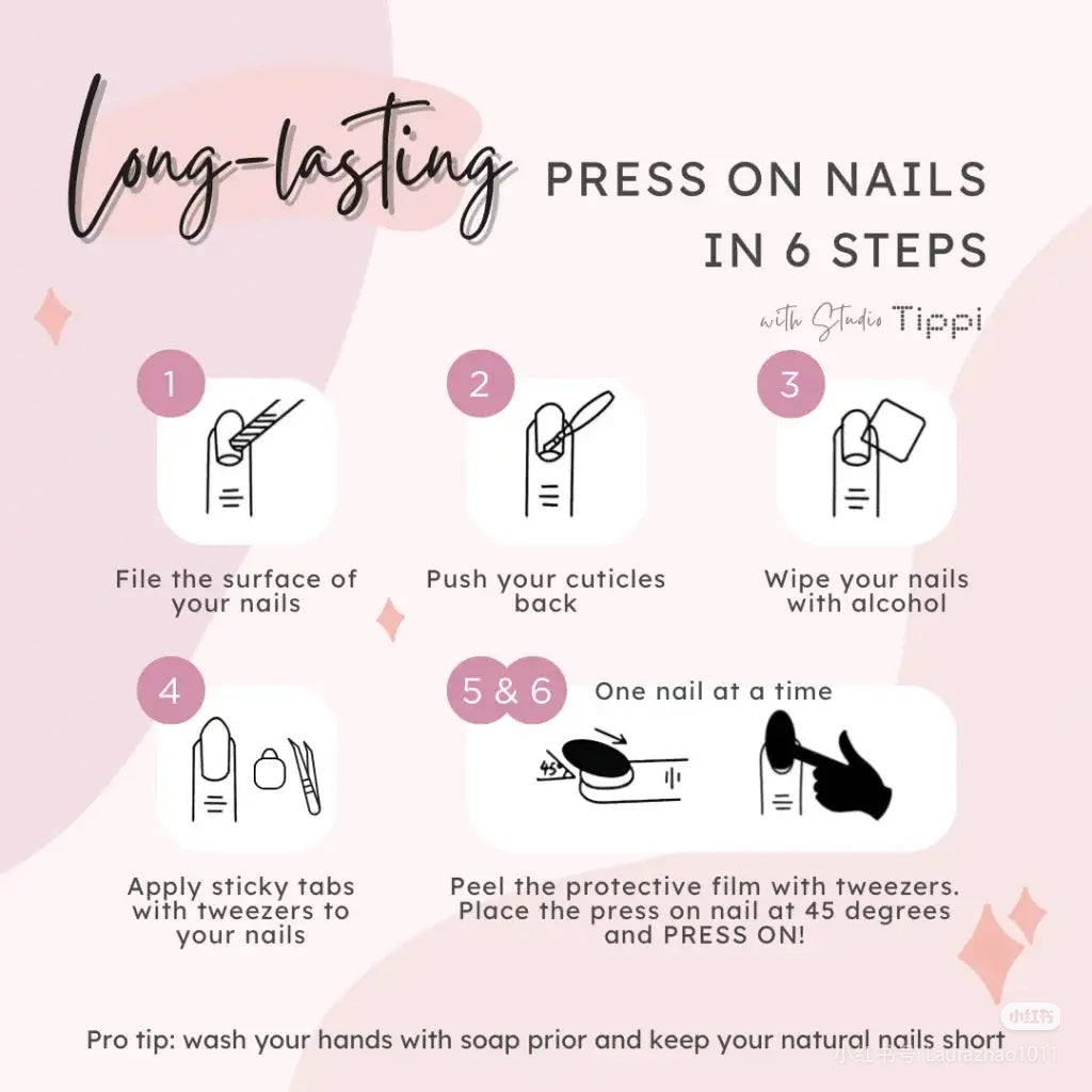 how to appy press on nails 
